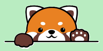 logo panda waving